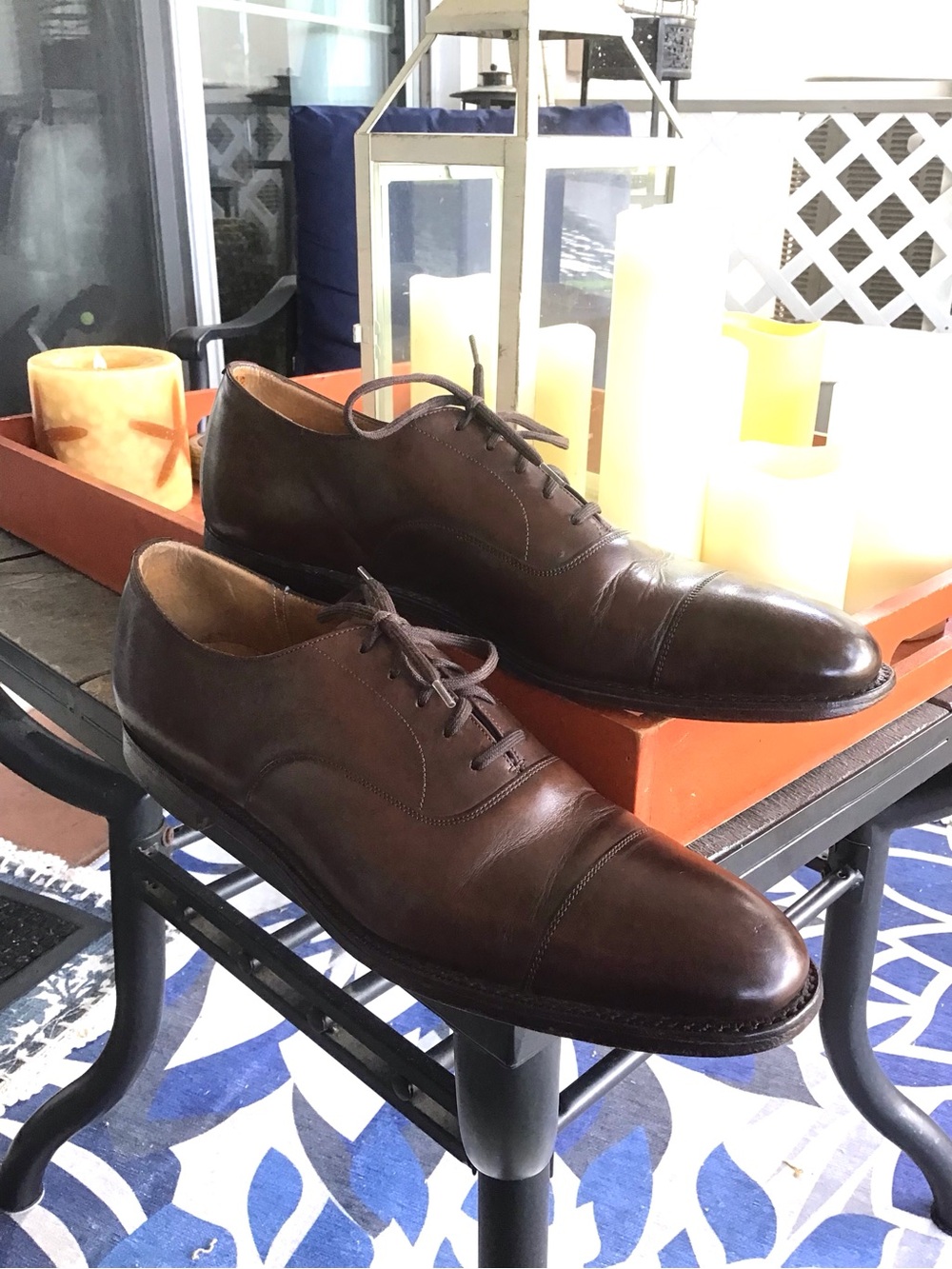 Church's Leather Cap-Toe Derby Shoes